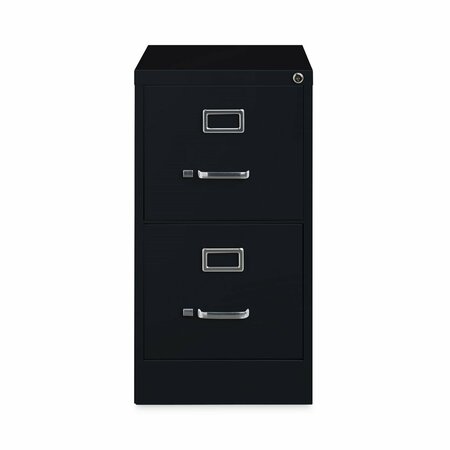 HIRSH INDUSTRIES 15 in W 2 Drawer File Cabinets, Black, Letter HVF152229BL